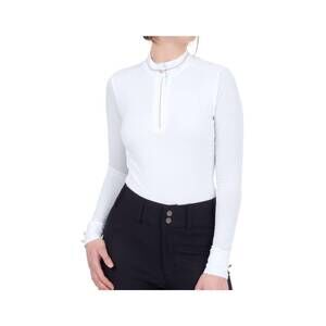 NEW CHESTNUT BAY caliente liberty long sleeve schooling shirt in white